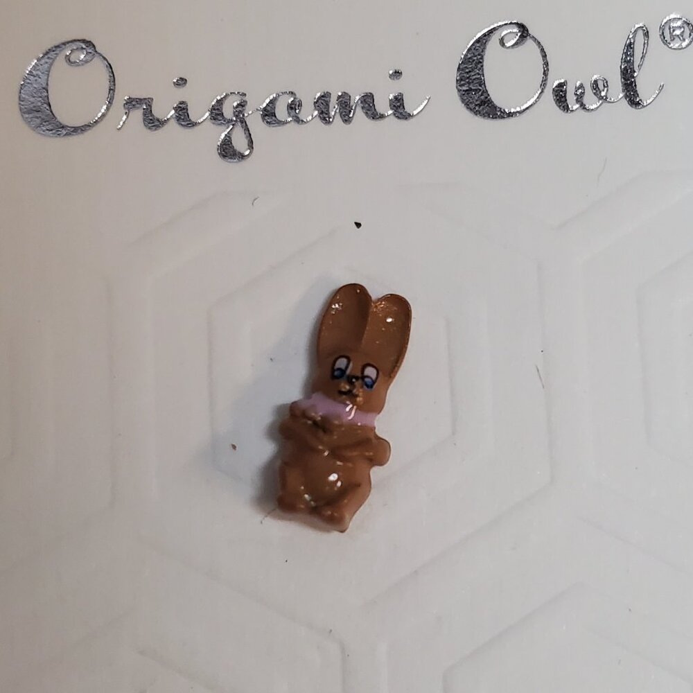 Origami Owl - Brand New Brown Bunny Charm